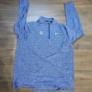 Nike Los Angles Clippers Shirt Mens XL 1/4‎ Zip Pullover Blue NBA Long Sleeve